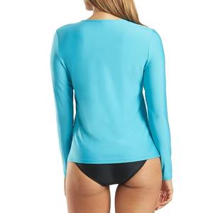 Camiseta Deportiva de Compresión de Manga Larga para Mujer, de Secado Rápido, Anti-UV, Transpirable, de Poliéster/Nailon, Absorbente de Sudor - Product Image 4