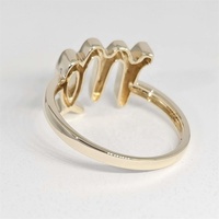 Prix d'usine – Bagues classiques personnalisées pour femme, plaquées or jaune, Vierge, pour fiançailles, fête, anniversaire, mariage – 18K, 14K, 9K
