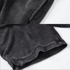 Shorts de Cintura Alta para Mujer, Lavado Ácido, 100% Algodón, Vintage, Transpirables, de Secado Rápido, Ecológicos, con Cintura Elástica, para Uso Diario - Product Image 3