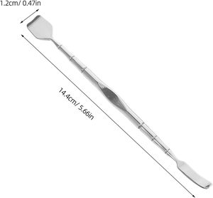 Professional Double-Ended Stainless Steel Blackhead <b>Remover</b> <b>Tool</b> for Face Care with Flat and <b>Pointed</b> Tips - Product Image 3