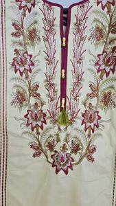 Traje de césped bordado pesado de India paquistaní, ropa lista para Shalwar Kameez, vestido superventas 2021 - Product Image 3