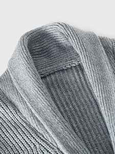 Classic <b>Shawl</b> <b>Collar</b> <b>Cardigan</b> – Stylish, Comfortable Knit Sweater <b>for</b> <b>Men</b>, Ideal <b>for</b> Winter and Layering - Product Image 3