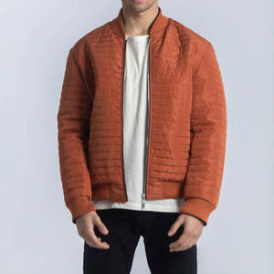 Blouson Bomber Matelassé Personnalisé pour Homme – Vente en Gros, Manteau d'Hiver Décontracté Coupe-Vent, OEM ODM - Product Image 5