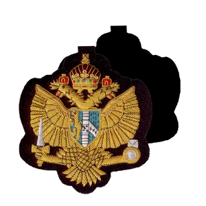 Hand Embroidered Bullion Wire Badges Embroidery Fashion Luxury Eco-Friendly Customized - Product Image 2
