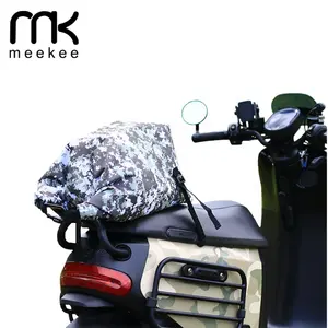 Motosiklet için kask kuyruk çantası kuyruk bagaj