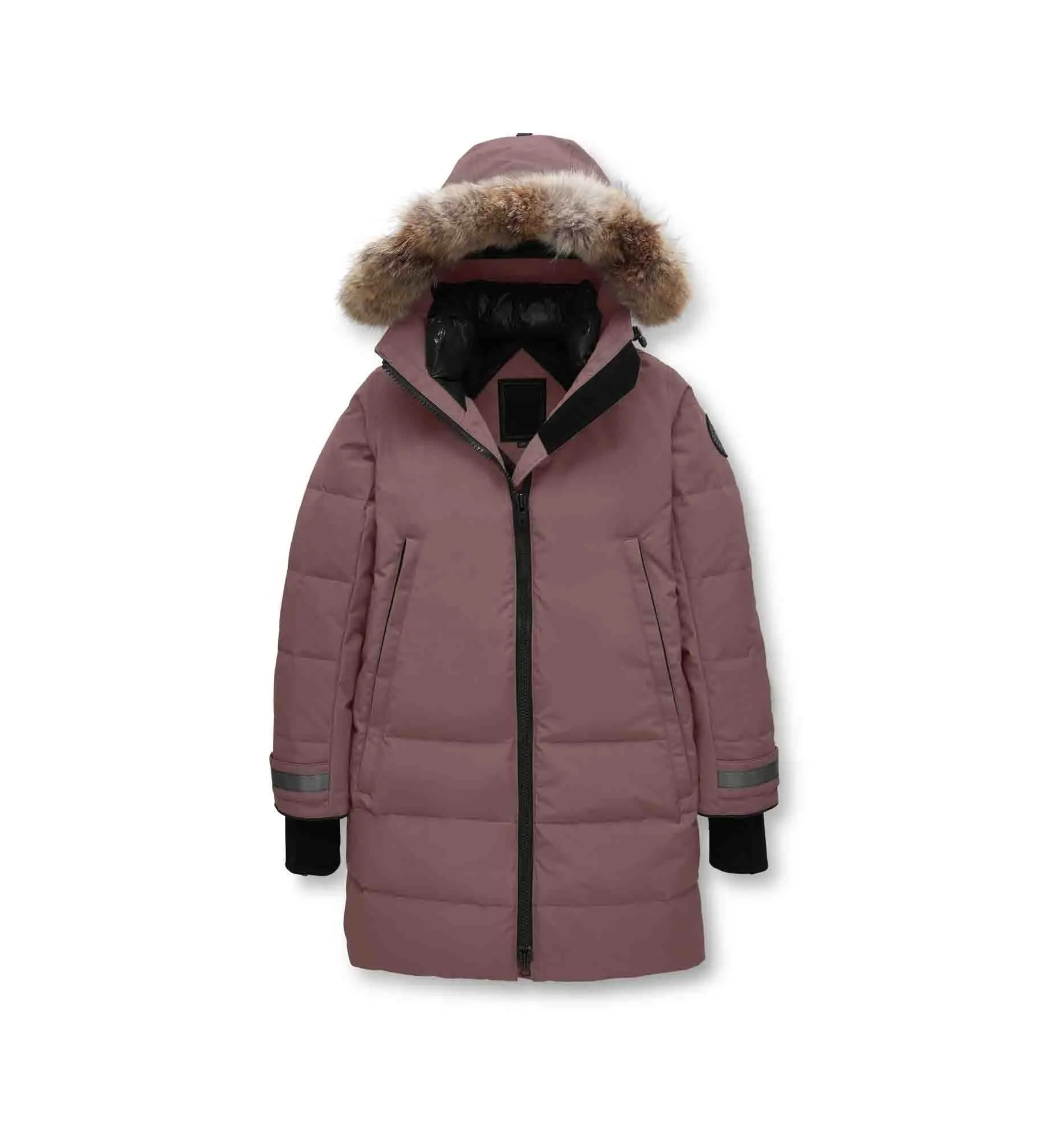 Winter Women Jacket Long Poly Filling Jacket Padded Coat Ladies Slim Hooded Parka Jacket Comfortable