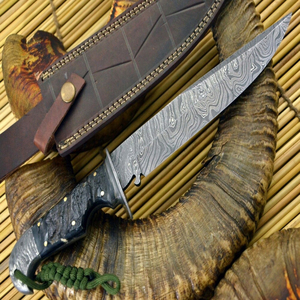 Couteau de chasse multifonctionnel pour l'extérieur, lame fixe, outils de survie en camping, EDC, lame en acier inoxydable robuste, équipement professionnel - Product Image 2