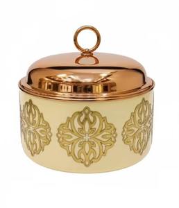 หม้อเคลือบเซรามิกสีครีมสวยหรู พร้อมฝาโลหะ ที่เชฟมืออาชีพไว้วางใจในความเชื่อถือได้และประสิทธิภาพ - Product Image 6