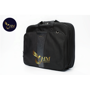 High Quality Custom Logo Laptop Bag Waterproof Polyester Briefcase Unisex Business Work Travel Durable Zipper Bag Hien Minh - Product Image 2
