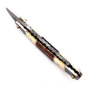 Navajas de Afeitar de Acero Inoxidable con Alto Contenido de Carbono de Damasco Hechas a Mano, Artículos de Salón Seguros, Regalo Personalizado para Hombres - Product Image 4
