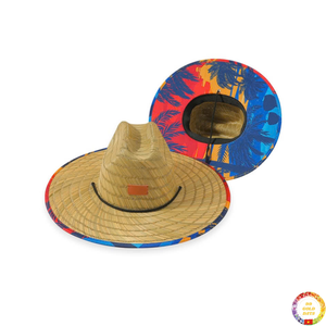 Chapeau de paille tissé à la main en raphia naturel à large bord Protection solaire été plage chapeau de voyage en plein air fabriqué au Vietnam - Product Image 1