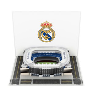 Tarjeta de Felicitación 3D Pop-Up Personalizada al por Mayor con Diseño de Estadio para Graduación y Cumpleaños, Impresión Digital, Papel con Barnizado Mate, Rectangular - Product Image 1