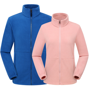 Factory Price Women Polar Fleece Fabric Coat <b>Ladies</b> <b>Jackets</b> Warm Girls Full Zip Collar Coat Women's Black Full Zip Fleece <b>Jacket</b> - Product Image 5