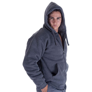 Vestes polaires personnalisées à capuche pour hommes, style streetwear, design de créateur, sweat à capuche pour hommes, vêtements pour hommes, modèle vierge - Product Image 4