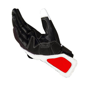 New Latest Design <b>Men</b> Leather Full Finger Windproof Non-Slip <b>Touchscreen</b> Compatible Wear-Resistant Motorbike Racing <b>Gloves</b> Hook - Product Image 2