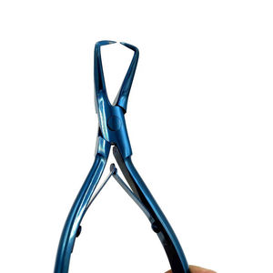 Pince à micro-anneaux pour extensions capillaires de haute qualité, avec fonction de maintien, emballage personnalisé, logo, meilleur prix, outil en acier inoxydable de qualité chirurgicale - Product Image 1