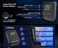 Masseur pour les pieds et les jambes, rechargeable par USB, batterie au lithium, contrôle du temps, botte de compression AS ALL STAR CE