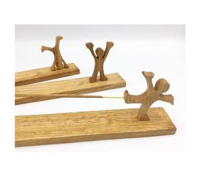 Handmade <b>Wooden</b> Incense Burner Stick Holder For Meditation Yoga Spiritual Aromatherapy Fragrance Home <b>Temple</b> - Product Image 2