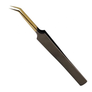 Herramienta para Pestañas SAAR GLOBAL SURGICAL SGS-4018 de Acero Inoxidable Color Oro Rosa con Logotipo Grabado Personalizado, Antimagnética y Punta Lisa - Product Image 1