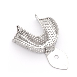 Bandeja de impresión dental quirúrgica de alta precisión para mandíbulas superior e inferior - Bandejas de impresión para mandíbulas inferiores grandes - Product Image 1