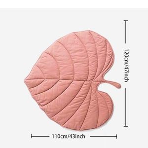 Couverture pour chien en forme de feuilles 3D, couverture en peluche douce et chaude pour animaux de compagnie, pour lit de chien ou lit de chat - Product Image 3
