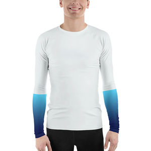 Personaliza Tu Propio Logotipo Frontal, Impresión Digital, Manga Larga, 100% Poliéster/Nailon de Alta Calidad, Secado Rápido, 240g, Camiseta Deportiva para Hombre - Product Image 4