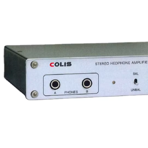 Amplificador de micrófono de 1 canal JR SOUND COLIS HPA-203 con conexión XLR, carcasa de aluminio, para conciertos en vivo, amplificador de auriculares. - Product Image 1