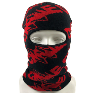 Masque facial tendance de haute qualité, design personnalisé, couvre-visage complet, balaclava, usage quotidien sportif, unisexe, tissu commun 100% polyester - Product Image 1