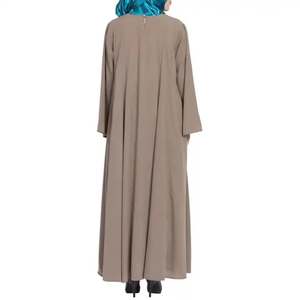 OEM Services Custom Women Abaya Muslim <b>Dress</b> Solid Color Casual Abayas <b>for</b> Woman Traditional Islamic Clothing Dubai Abaya - Product Image 3