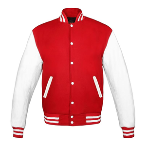 Stonefield Manufacturing Varsity <b>Jacket</b>-100% Wool Stand Geometric Patchwork Thick <b>Waterproof</b> Breathable Streetwear <b>Winter</b> - Product Image 1