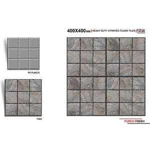Carreaux de stationnement numériques en porcelaine robuste pour l'extérieur à bas prix 400x400mm 40x40cm 16x16 pouces Options en céramique - Product Image 5