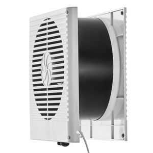 Ventilatore da parete silenzioso da 7,5 pollici con motore AC, regolazione bidirezionale della velocità del vento, 180 CFM, per ventilazione e scarico. - Product Image 4