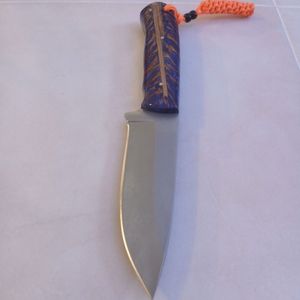 Cuchillo Bowie Personalizado al por Mayor, Cuchillo de Caza de Hoja Fija Hecho a Mano para Acampar, Aventuras al Aire Libre, Bushcraft y Colección - Product Image 2