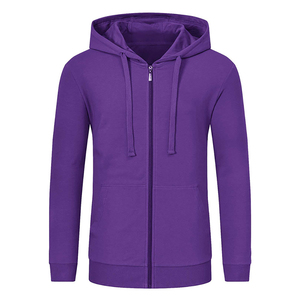 Sudadera con capucha y cremallera para hombre, color verde lima, forro polar, informal, para otoño, corte regular, tejido de algodón - Product Image 4