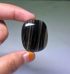 Piedras Preciosas de Cuarzo Obsidiana de Alta Calidad, Color Medianoche, Precio al por Mayor para la Fabricación de Joyas, Piedra de Cristal Natural Hecha a Mano - Product Image 2