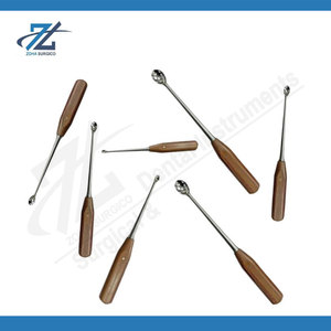 Curettes osseuses dentaires Lucas 2,5 mm 3,5 mm 4 mm en acier inoxydable, instruments chirurgicaux parodontaux pour usage professionnel, fabriquées au Pakistan - Product Image 2