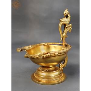 ของตกแต่งบ้านทำด้วยมือทำจากทองเหลืองแบบดั้งเดิมของอินเดียจาก Diya - Product Image 4
