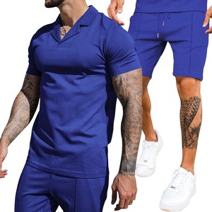 Summer Clothing-vendor Custom Men's <b>Shorts</b> <b>Set</b> Outfit Two Piece <b>Shorts</b> <b>Tshirt</b> Sport Street Casual 2 Piece Gym Tracksuits - Product Image 2