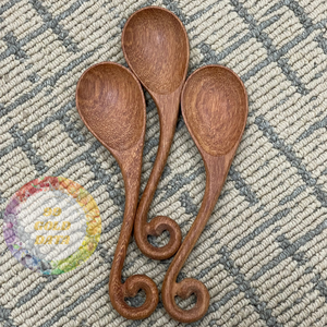 Cucharas de Madera Hechas a Mano de Primera Calidad 2025, Utensilios de Cocina Ligeros y Resistentes, Venta al por Mayor 99 GOLD DATA - Product Image 2