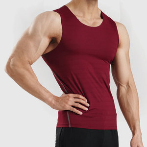 Summer Fit Men <b>Compression</b> Vintage Athletic Outdoor Custom Heavyweight Material Stretchable Gym Wear Tank Top Blank Jersey - Product Image 5