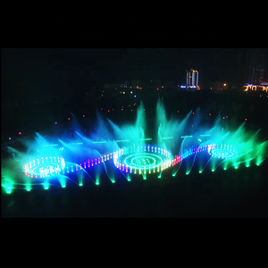 Fuente Musical Exterior LED de Acero Inoxidable Moderna, Grande, Personalizada y de Buena Calidad Profesional - Product Image 2