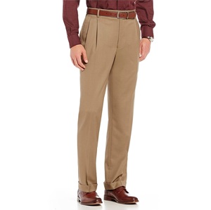 Pantalones de Vestir Rectos Casuales de Negocios para Hombre, Cierre de Cremallera, Cintura Elástica, Transpirables, Resistentes al Viento, de Secado Rápido, Ecológicos, 100% - Product Image 2