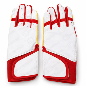 Gants de frappeur en cuir OEM personnalisés avec paume à adhérence douce et support élastique pour le poignet, pour joueurs de baseball professionnels - Product Image 2