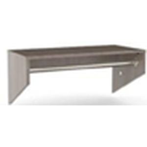 Porte-vêtements certifié CARB P2, en MDF de qualité E0, finition HPL/LPL, avec bordure et quincaillerie assorties incluses, mobilier suspendu pour hôtel - Product Image 4