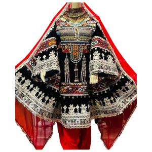 Best Selling Afghan Kuchi <b>Dress</b> Women Handmade Traditional Tribal Style Lace Long Sleeves <b>Plus</b> <b>Size</b> Afghan Kuchi <b>Dress</b> Adults - Product Image 1