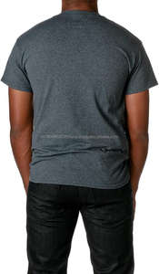 Vente en gros de t-shirts à manches courtes pour hommes, nouvelle mode estivale, t-shirts décontractés à col en V pour hommes - Product Image 3