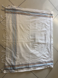 Toalla Kikoy de Algodón con Rayas de Felpa de un Solo Lado, de Secado Rápido, Jacquard, para Deportes/Playa/Viajes, Uso en Todas las Estaciones - Product Image 5