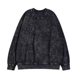 เสื้อสเวตเชิ้ตคอกลมทรงโอเวอร์ไซส์สำหรับผู้ชาย ผ้าฝ้าย 100% ผ้าถักเนื้อนุ่ม สีพื้น ทรงปกติ สไตล์ลำลอง แขนยาว เหมาะสำหรับฤดูใบไม้ร่วง - Product Image 4