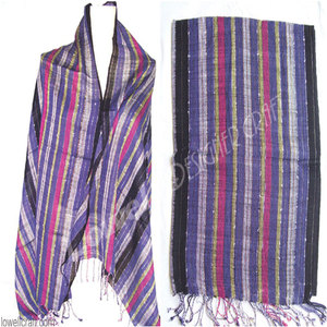 Bufanda Tejida a Mano con Diseño de Rayas Personalizable para Mujer, Estilo Largo, Suave, Cálida, Elegante y Casual para el Invierno - Product Image 2