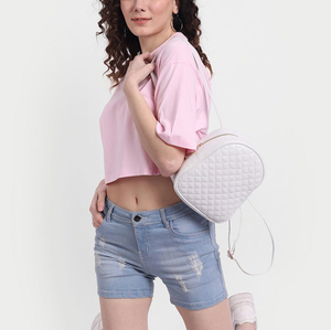 Top corto personalizado a la moda, de manga corta, liso, para fitness, ropa de gimnasio, top corto holgado de gran tamaño para mujer - Product Image 4